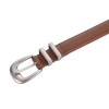 Thắt lưng da nữ cổ điển 2.3cm da bò, khóa bạc, thiết kế tối giản - 125.168₫ 2