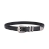 Thắt lưng da nữ cổ điển 2.3cm da bò, khóa bạc, thiết kế tối giản - 125.168₫ 8