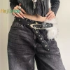 Thắt lưng da PU lông thú giả Hàn Quốc - Cá tính, hợp jeans, chỉ 123.310₫ 4