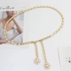 Thắt Lưng Dây Xích Kim Loại Họa Tiết Hoa Đính Ngọc Trai Sang Trọng Nữ 64.430₫ 2