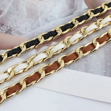 Thắt Lưng Dây Xích Kim Loại Họa Tiết Hoa Đính Ngọc Trai Sang Trọng Nữ 64.430₫ 4