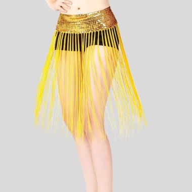 Thắt lưng khiêu vũ bụng, váy quấn – Trang phục Ấn Độ lấp lánh sequin nữ 204k 3
