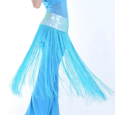 Thắt lưng khiêu vũ bụng, váy quấn – Trang phục Ấn Độ lấp lánh sequin nữ 204k 9