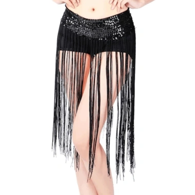 Thắt lưng khiêu vũ bụng, váy quấn – Trang phục Ấn Độ lấp lánh sequin nữ 204k 10