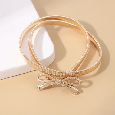 Thắt lưng nơ nữ màu vàng co giãn - Phong cách đa dụng, giảm giá 18% chỉ 59.577 VND 2 Thắt lưng nơ nữ màu vàng co giãn - Phong cách đa dụng, giảm giá 18% chỉ 59.577 VND 2