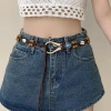 Thắt lưng nữ boho dân tộc vỏ hạt gỗ - thiết kế tinh tế cho kỳ nghỉ, giá 69.626 VND
