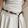 Thắt lưng nữ boho dân tộc vỏ hạt gỗ - thiết kế tinh tế cho kỳ nghỉ, giá 69.626 VND 4