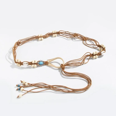 Thắt lưng nữ boho dân tộc vỏ hạt gỗ - thiết kế tinh tế cho kỳ nghỉ, giá 69.626 VND 5 Thắt lưng nữ boho dân tộc vỏ hạt gỗ - thiết kế tinh tế cho kỳ nghỉ, giá 69.626 VND 5