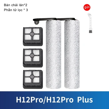 Thay Thế Bộ Phận Dreame H12 Pro/H12 Plus - Bàn Chải Con Lăn, Lọc HEPA, Chất Lỏng, Vệ Sinh Sàn 6 Thay Thế Bộ Phận Dreame H12 Pro/H12 Plus - Bàn Chải Con Lăn, Lọc HEPA, Chất Lỏng, Vệ Sinh Sàn 6