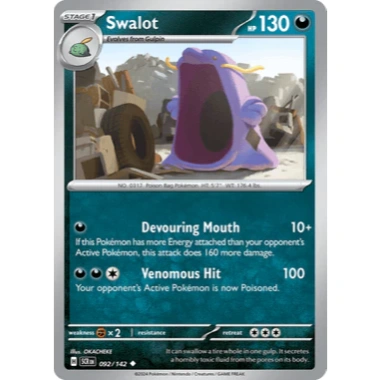 Thẻ bài Pokemon Stellar Crown FULL SET COMMON ENGLISH - Giá chỉ 8.000₫ 45 Thẻ bài Pokemon Stellar Crown FULL SET COMMON ENGLISH - Giá chỉ 8.000₫ 45