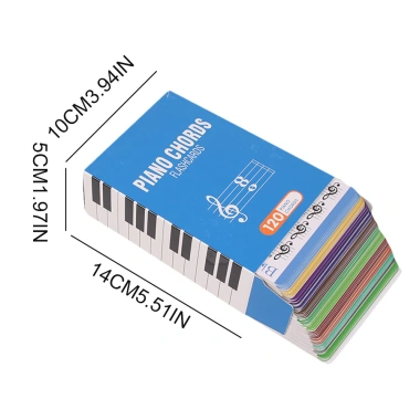 Thẻ Flash Piano Hợp Âm 120 – Lý Thuyết Nhạc Cho Người Mới Bắt Đầu, Giá 360.800₫
