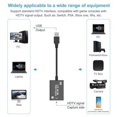 Thẻ ghi Video ZOERAX USB 3.0 sang HDMI 1.080P - Game, streaming, giá 195.799₫ 3