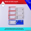 Thẻ nhận dạng từ tính mạnh WERA - Tấm nhận dạng kệ kho, tủ, giá ưu đãi 196.997đ