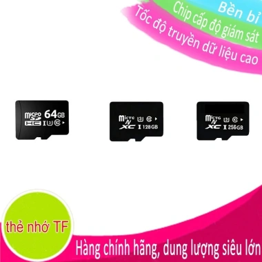 Thẻ Nhớ TF Tốc Độ Cao 64/128/256GB - Phù Hợp Loa, Camera, Giá 399.999 VND