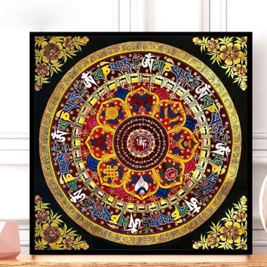 Thẻ Thangka Cross Stitch 2.026 - Phong Cách Mới Thêu, Nhà Thị Trấn Tốt Lành, Sáu Xương Mantra - 287.758₫ 3 Thẻ Thangka Cross Stitch 2.026 - Phong Cách Mới Thêu, Nhà Thị Trấn Tốt Lành, Sáu Xương Mantra - 287.758₫ 3