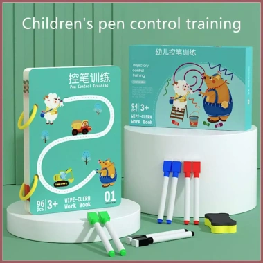 Thẻ truy tìm trẻ em bút điều khiển, rèn kỹ năng vận động, đồ chơi giáo dục 6