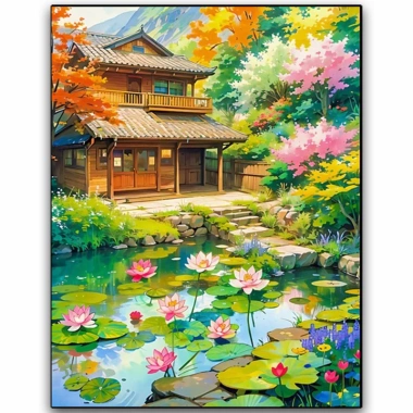 Thêu Chữ Thập 2.025 Chỉ Thêu Đẹp Nhỏ cho Người Mới Bắt Đầu Giá 325.068 VND