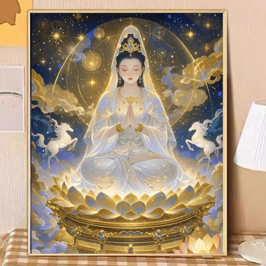 Thêu chữ thập Guanyin Empress Wish Come True 2.025 phong cách mới giá 325.068