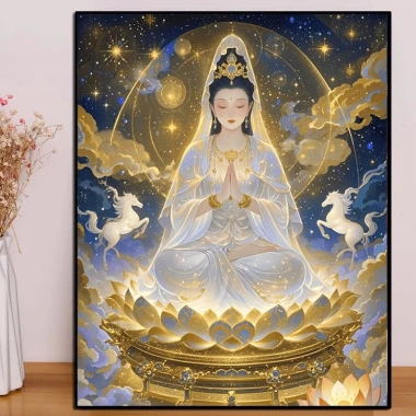 Thêu chữ thập Guanyin Empress Wish Come True 2.025 phong cách mới giá 325.068