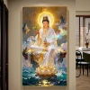 Thêu Đan (Cross Stitch) Guanyin Bodhisattva 2.025 - Phong Cách Mới Handmade, Chất Liệu Cao Cấp, Gói Riêng