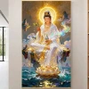 Thêu Đan (Cross Stitch) Guanyin Bodhisattva 2.025 - Phong Cách Mới Handmade, Chất Liệu Cao Cấp, Gói Riêng 2