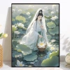 Thêu Ren Cross Stitch Quan Âm 2.025 - Trung Hoa Sen, Full Thêu, 325.068 VND