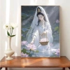 Thêu Ren Cross Stitch Quan Âm 2.025 - Trung Hoa Sen, Full Thêu, 325.068 VND 8