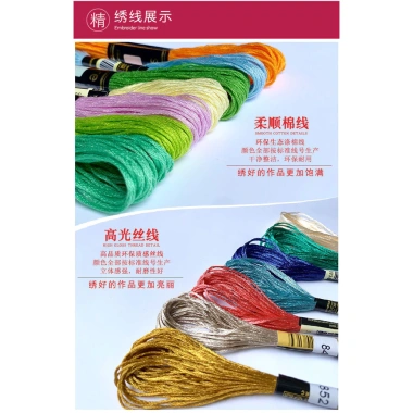 Thêu ren Sen Cross Stitch 2.025 phong cách mới - Mảnh nhỏ Koi In chữ thập Thêu riêng