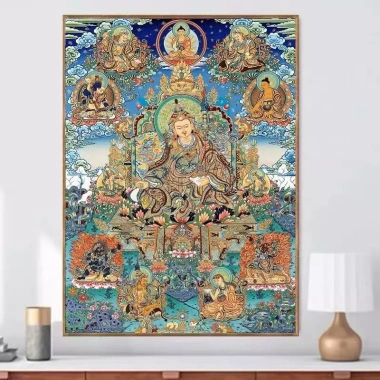 Thêu tay Doc Cross Stitch Lotus Tây Tạng Chữ Thập 2.025 – Mẫu mới, Giá 323.249₫