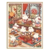 Thêu tay Little Cold Rabbit 2.026 Cross Stitch phong cách mới thỏ hoạt hình chất liệu bán thành phẩm giảm giá 22% 6