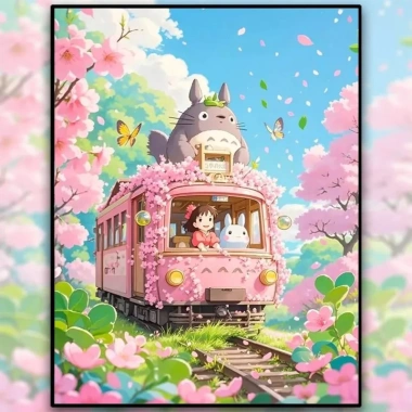 Thêu Tay Totoro Hayao Miyazaki Truyện Tranh Hàng Xóm Của Tôi In Chữ Thập 2.026 - Phong Cách Mới Se Giá 316.648₫