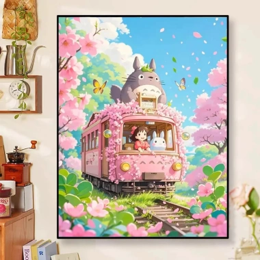 Thêu Tay Totoro Hayao Miyazaki Truyện Tranh Hàng Xóm Của Tôi In Chữ Thập 2.026 - Phong Cách Mới Se Giá 316.648₫