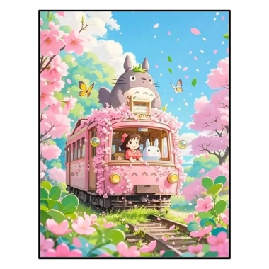 Thêu Tay Totoro Hayao Miyazaki Truyện Tranh Hàng Xóm Của Tôi In Chữ Thập 2.026 - Phong Cách Mới Se Giá 316.648₫