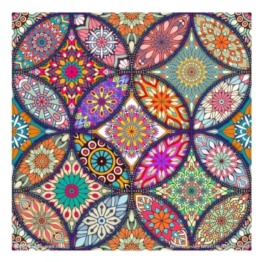 Thêu Thập Chữ Mandala Kim Cương 2.026 Handmade, gói sẵn giá ưu đãi 277,132₫
