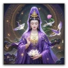 Thêu Thập Giá Avalokitesvara 2.025 - Phong Cách Mới Tím, Bodhisattva Độc Đáo, Giá Giảm 287,473₫