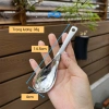 Thìa ăn cơm phở inox 316 GB72, cán vạch mài mờ, lỗ treo tiện lợi - chỉ 65.000đ 2