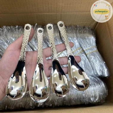Thìa Canh Inox Pufangnice Đánh Bóng Gương Bạc, Thìa Dung Tích Lớn – Bộ Đồ Ăn Nhà Bếp VN Giá Ưu Đãi 36.740₫