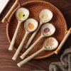 Thìa gốm Nhật Bản nhỏ xinh, sứ xanh trắng mộc mạc - phong cách Ins cho cô gái, giá 118.705₫ 3