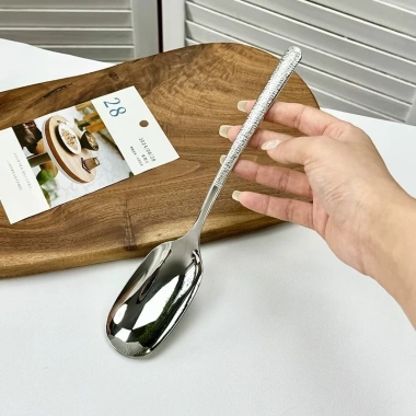 Thìa inox 316 bản to chockmen muôi múc đồ xào C765 - Giá ưu đãi 95.000₫