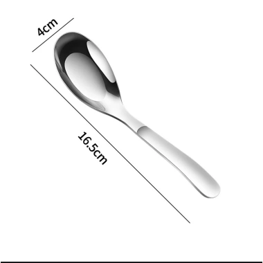 Thìa inox 316L cổ vịt cao cấp GB336 - Ăn cơm phở bún, giá ưu đãi 64.000đ 2