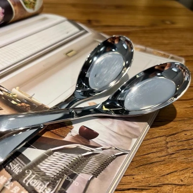 Thìa inox 316L cổ vịt cao cấp GB336 - Ăn cơm phở bún, giá ưu đãi 64.000đ 6
