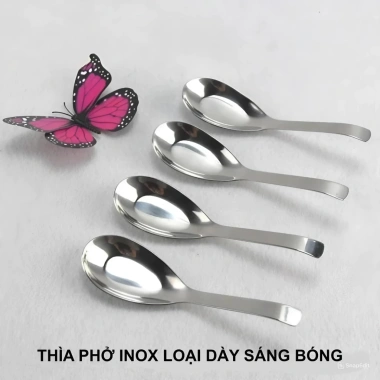 Thìa Inox Cán Dài Chống Gỉ Sáng Bóng - Muỗng Ăn Súp Đầu Tròn Sang Trọng Giá Chỉ 4199đ 20