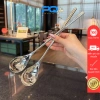 Thìa múc cơm trộn Hàn cán dài, muỗng thủng chân mèo inox 18/10 Giá chỉ 65.000₫