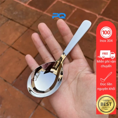 Thìa muỗng inox 18/10 cao cấp NN89 đa năng ăn phở, cơm, bún giá ưu đãi 56.000