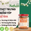 Thịt trứng mắm tép 170g Lê Gia - XanhSam Organic, protein cao, không bảo quản