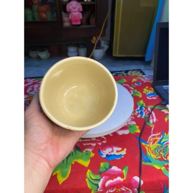Thố nắp đựng gia vị vẽ gà thủ công - Gốm Nam bộ men bóng, giá chỉ 50.000₫