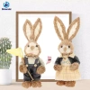 Thỏ Rơm Phục Sinh 35cm Đạo cụ trang trí lễ Phục sinh, phụ kiện tiệc giá 282.700 VND 5