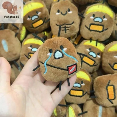 Thú Nhồi Bông Dễ Thương Gián - Búp Bê Móc Khóa, Túi, Dây Chuyền, Ba Lô - Trang Trí Ngộ Nghĩnh, Quà Tặng Cặp Đôi COD 3