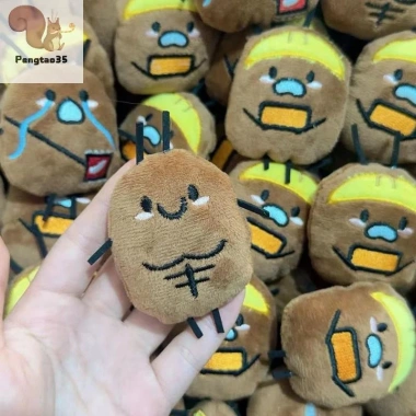 Thú Nhồi Bông Dễ Thương Gián - Búp Bê Móc Khóa, Túi, Dây Chuyền, Ba Lô - Trang Trí Ngộ Nghĩnh, Quà Tặng Cặp Đôi COD 4