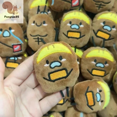 Thú Nhồi Bông Dễ Thương Gián - Búp Bê Móc Khóa, Túi, Dây Chuyền, Ba Lô - Trang Trí Ngộ Nghĩnh, Quà Tặng Cặp Đôi COD 6